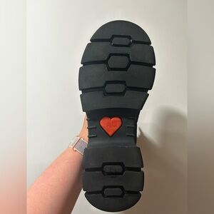 Love Moschino Black Lace-Up Winter Boots